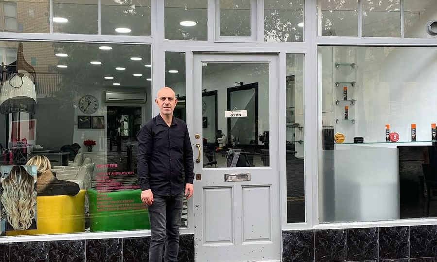 Hair Perfect salon storefront on Jerdan Place in Fulham